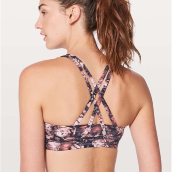 Lululemon Energy Bra Nulux Peony Multi - Picture 7 of 7